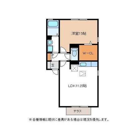 RESIDENCE SAKOH 8 A棟の物件間取画像